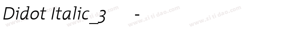 Didot Italic_3转换器字体转换